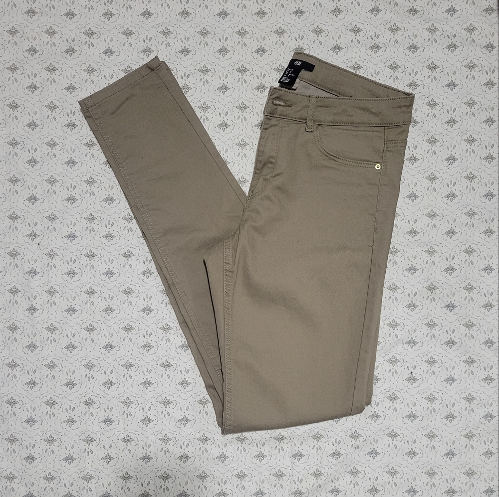 H&M Taupe Skinny Jeans